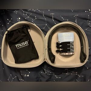 Muse Black Over-Ear Headphones with Case